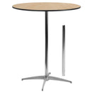 Round Wood Table