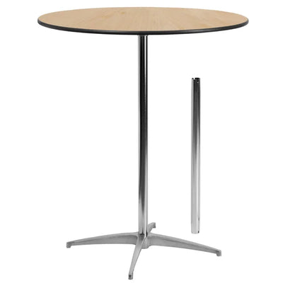 Round Wood Table