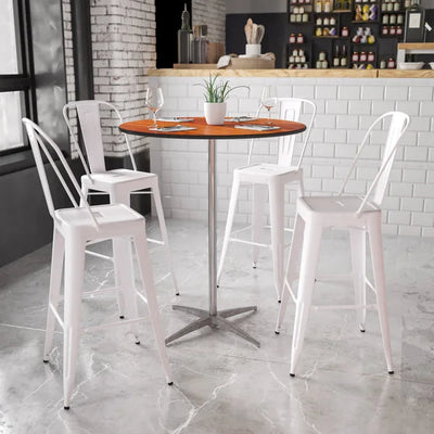Round Wood Table